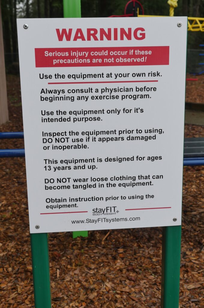 StayFIT Custom Warning Signage - Rectangular