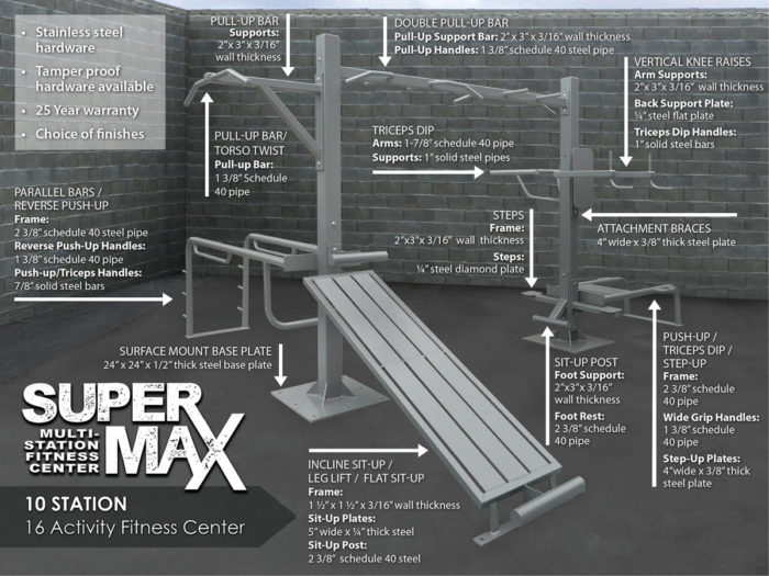 SuperMAX10 Fitness Station - Image 3