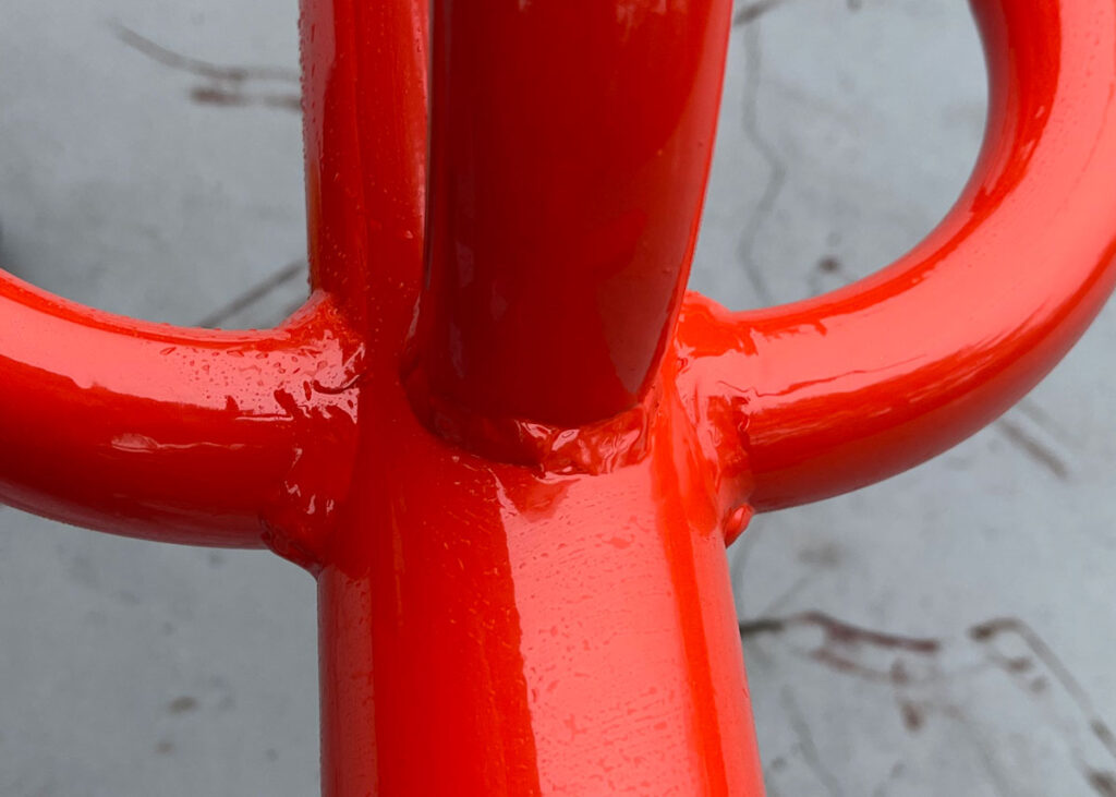 Hand-welded heavy duty gauge steel