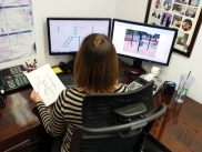 StayFIT Custom Designer at workstation.