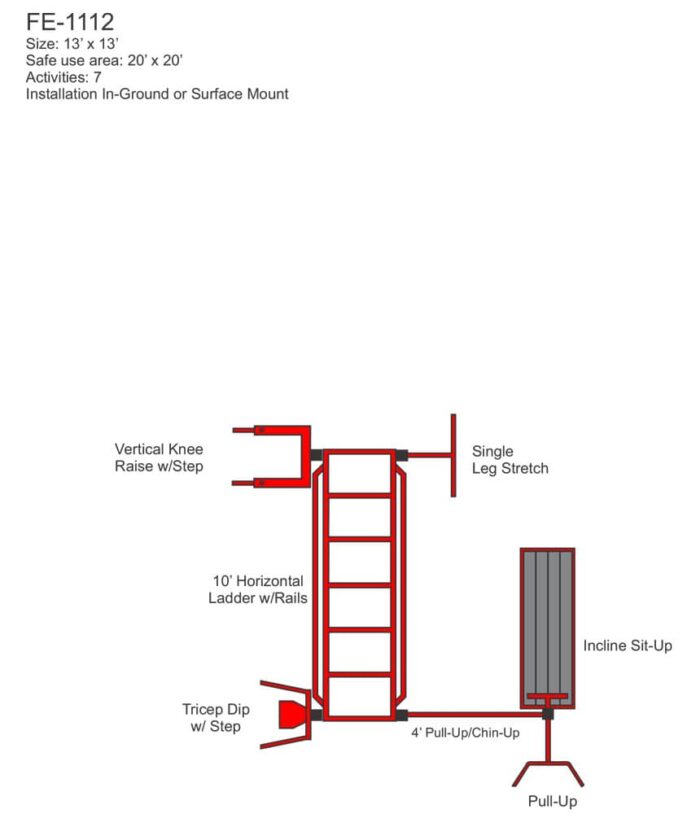 StayFIT FE-1112 Drawing