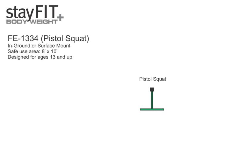 StayFIT FE-1334 Pistol Squat